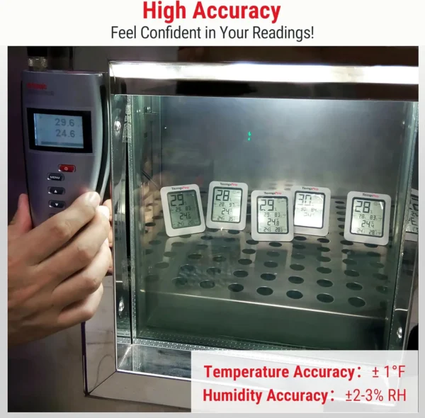 TempPro TP50 Digital Hygrometer indoor thermometer and humidity monitor