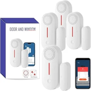 Smart door and window alarms with instant chimes