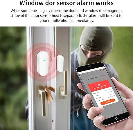 Smart door and window alarms with instant chimes