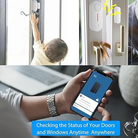 Smart door and window alarms with instant chimes