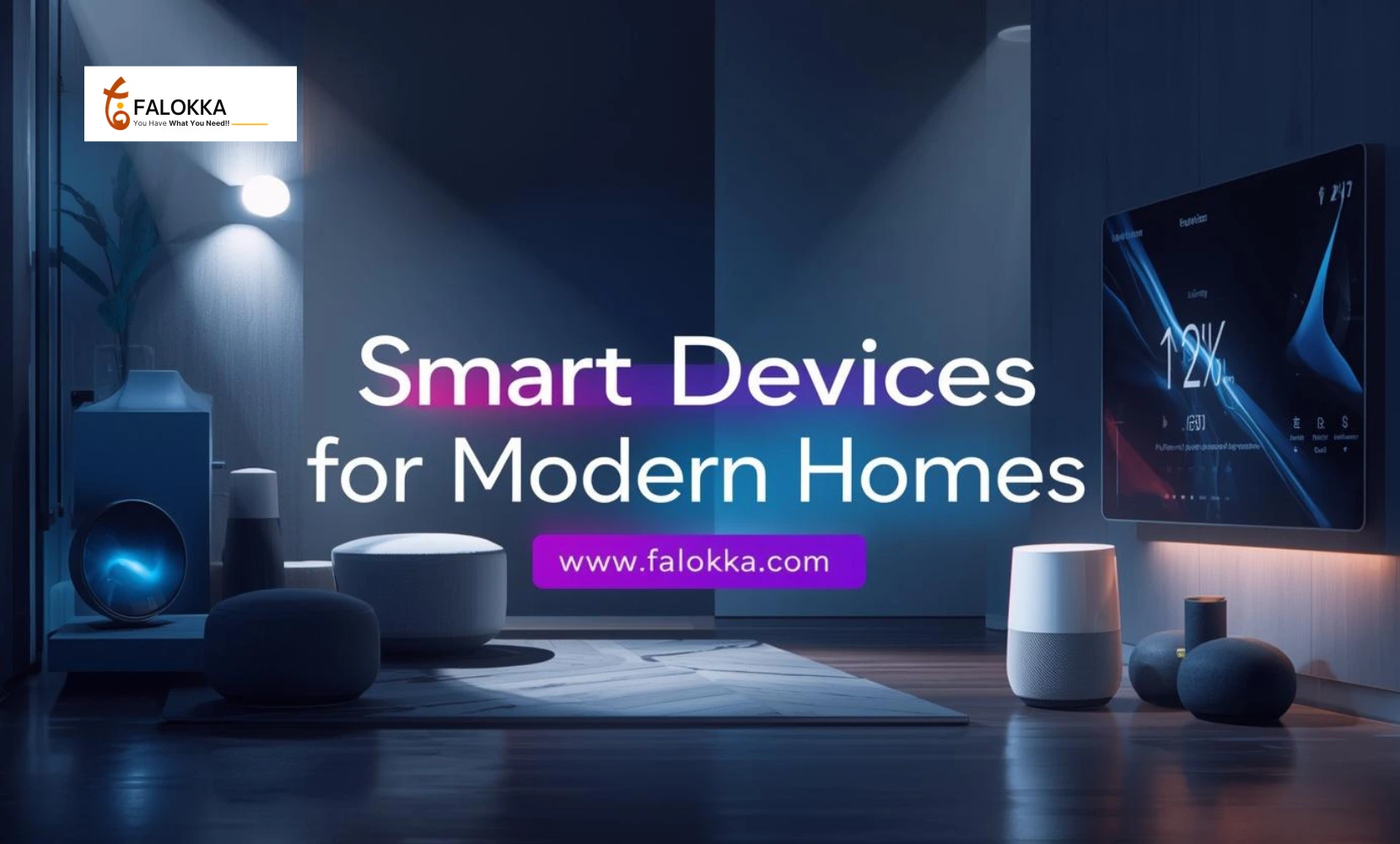 Modern home technology with energy-efficient smart devices