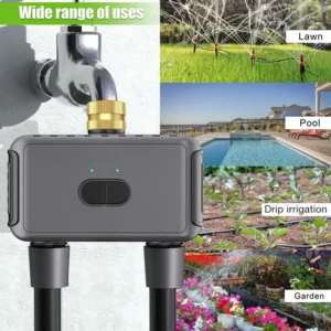 Smart irrigation timer WiFi dual outlet SGW08WF garden watering system