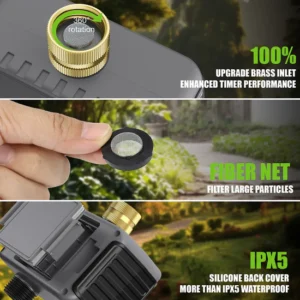 Smart irrigation timer WiFi dual outlet SGW08WF garden watering system