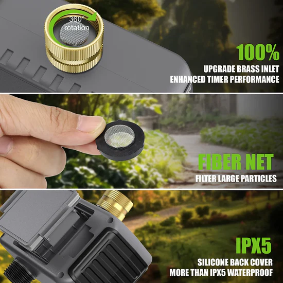 Smart irrigation timer WiFi dual outlet SGW08WF garden watering system
