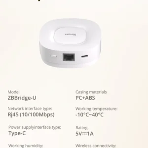 Smart lighting system controlled via SONOFF Zigbee hub